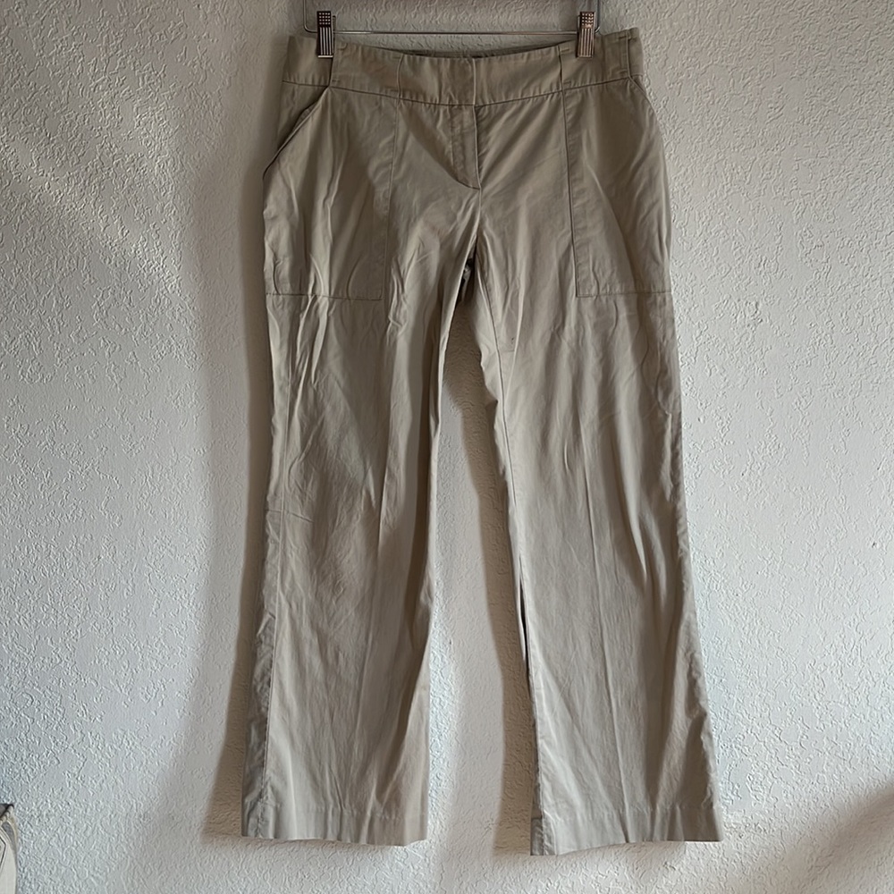 Theory tan khaki pants